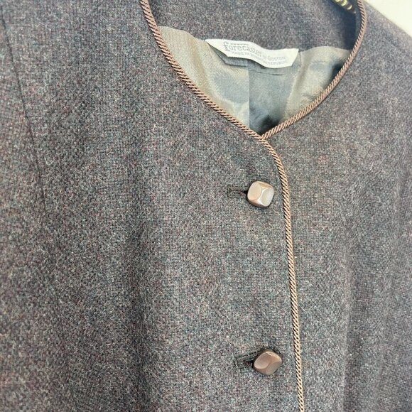 Forecaster of Boston Wool Blend Coat Short Pea Coat Ladies Size Small/MED - Picture 3 of 9